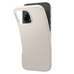 Husă Spigen Liquid Air iPhone 16 Pro – Natural Titanium (titan) – imagine 10