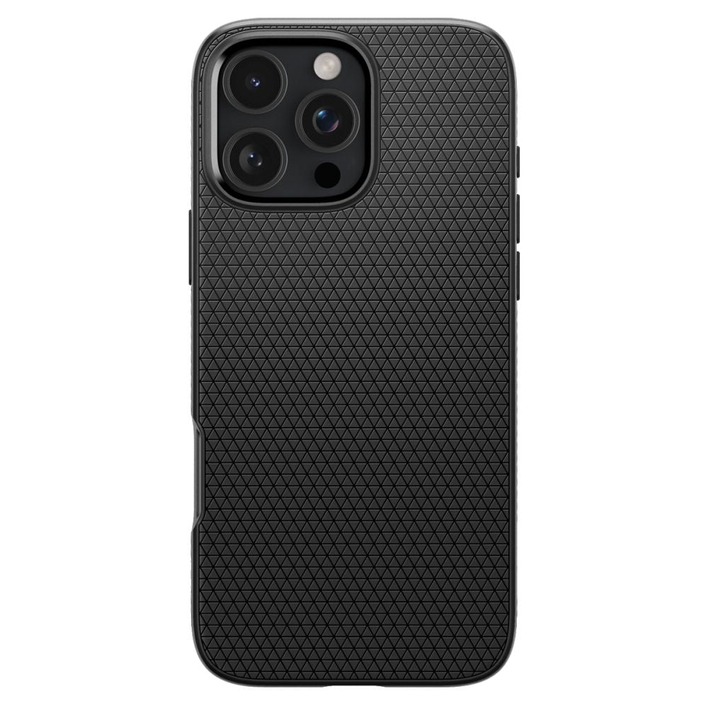 Husă Spigen Liquid Air iPhone 16 Pro – Negru mat – imagine 4