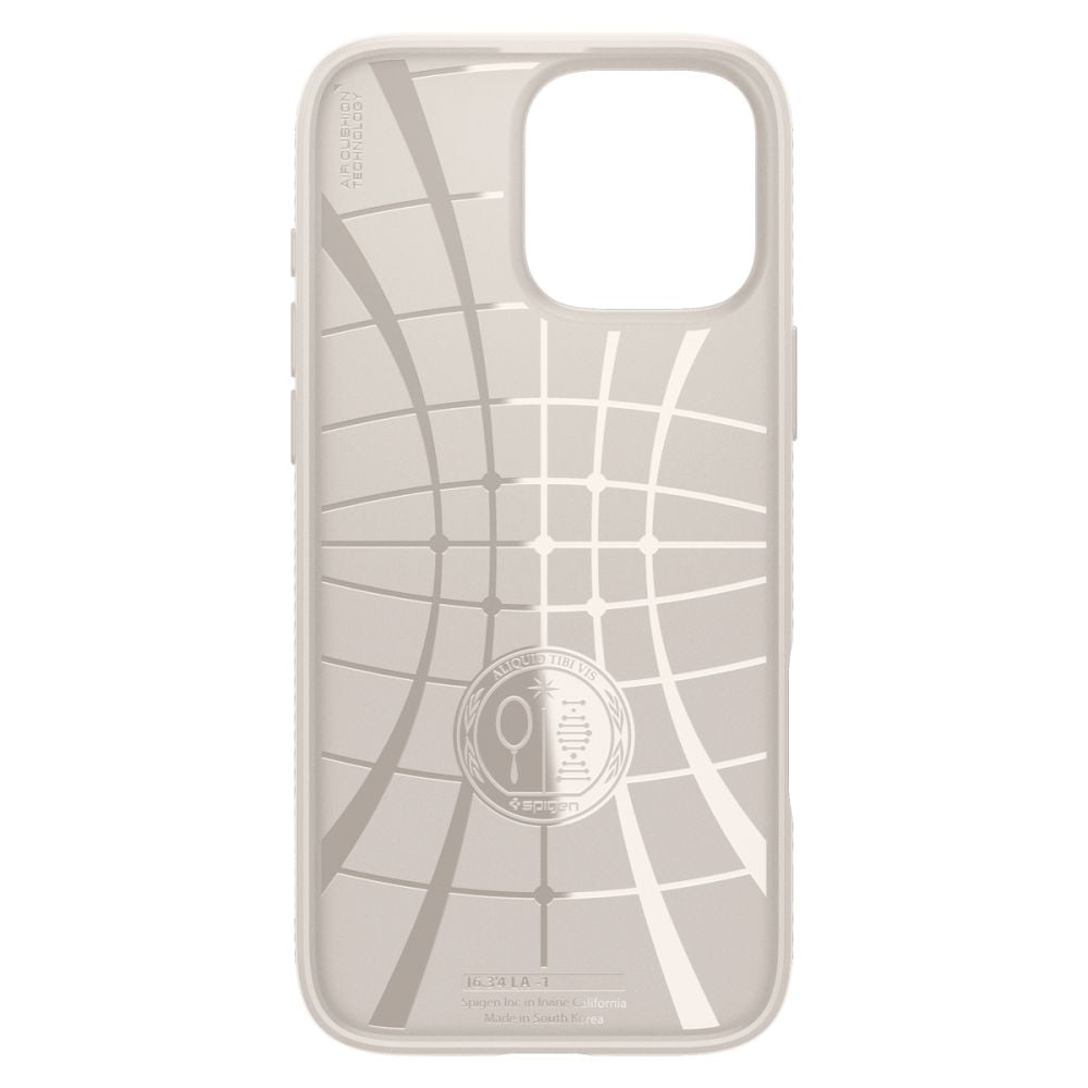Husă Spigen Liquid Air iPhone 16 Pro Max – Natural Titanium (titan) – imagine 10