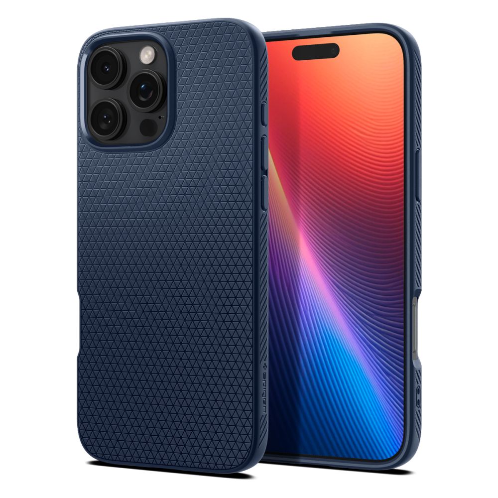 Husă Spigen Liquid Air iPhone 16 Pro Max – Bleumarin – imagine 11