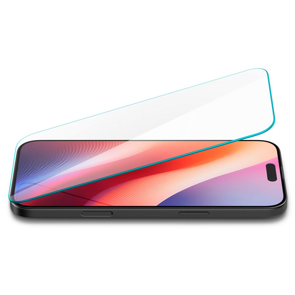 Folie de sticlă Spigen Glas.tR Slim HD pentru iPhone 15 / 16 – imagine 4