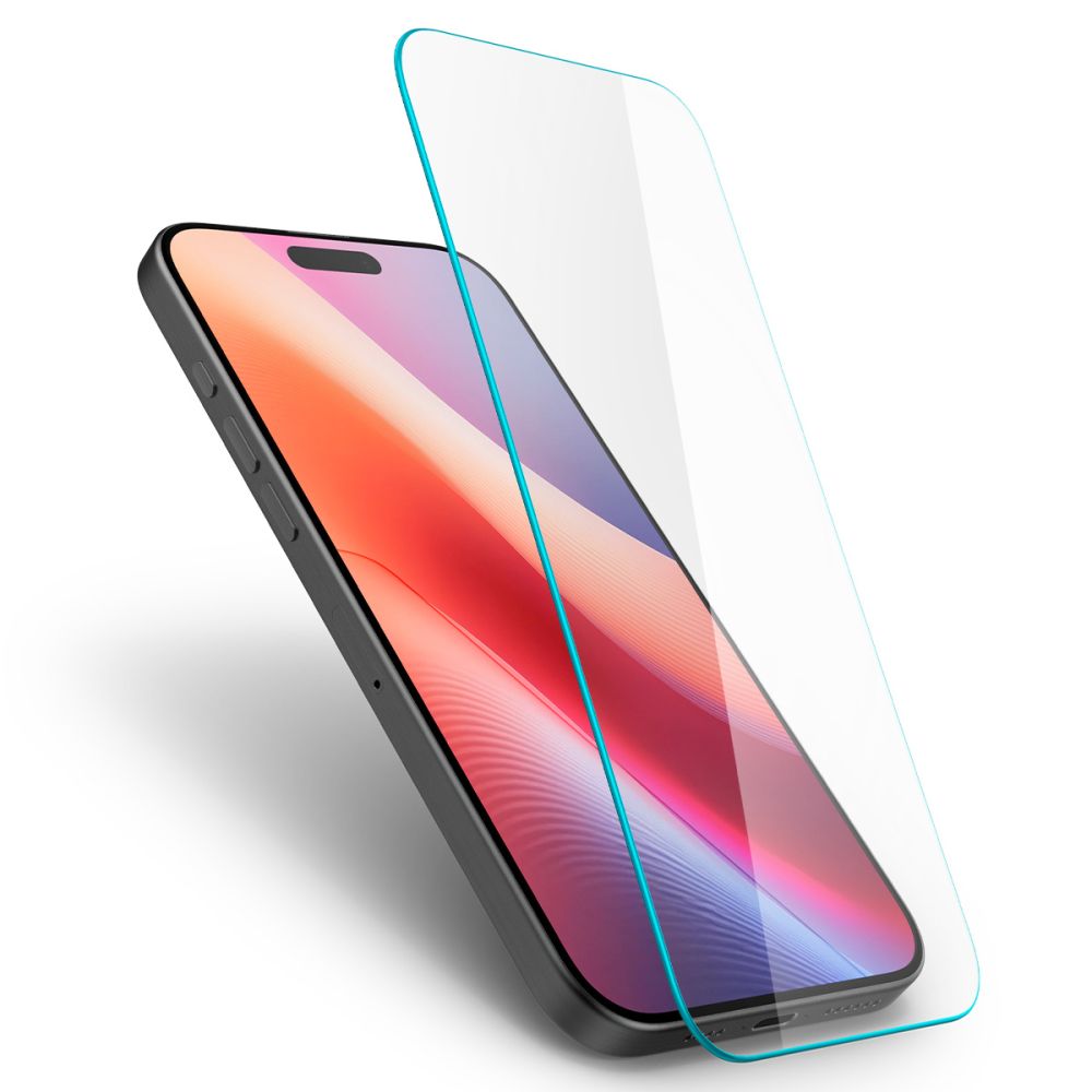 Folie de sticlă Spigen Glas.tR Slim HD pentru iPhone 15 / 16 – imagine 2