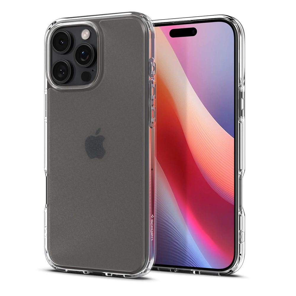 Husă Spigen Ultra Hybrid iPhone 16 Pro – Frost Clear (transparent mat) – imagine 15