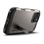 Husă Spigen Tough Armor MagSafe iPhone 16 Pro Max – Gunmetal (gri metalic) – imagine 4