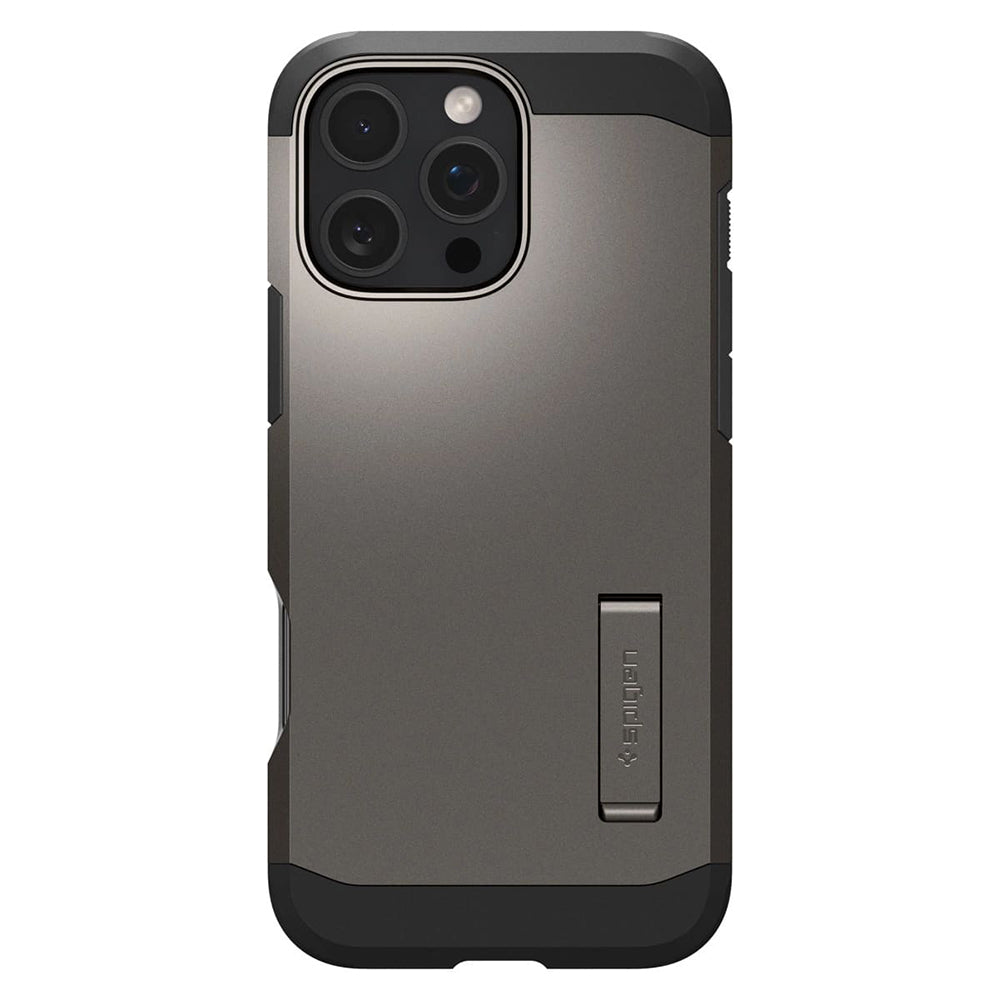 Husă Spigen Tough Armor MagSafe iPhone 16 Pro Max – Gunmetal (gri metalic) – imagine 5
