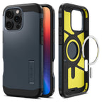 Husă Spigen Tough Armor MagSafe iPhone 16 Pro Max – Metal Slate (gri ardezie) – imagine 7