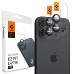 Protecție cameră Spigen Optik.tR EZ Fit Pro iPhone 17 / 16, 2 buc. – Negru – imagine 1 din 13