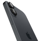 Protecție cameră Spigen Optik.tR EZ Fit Pro iPhone 17 / 16, 2 buc. – Negru – imagine 3 din 13