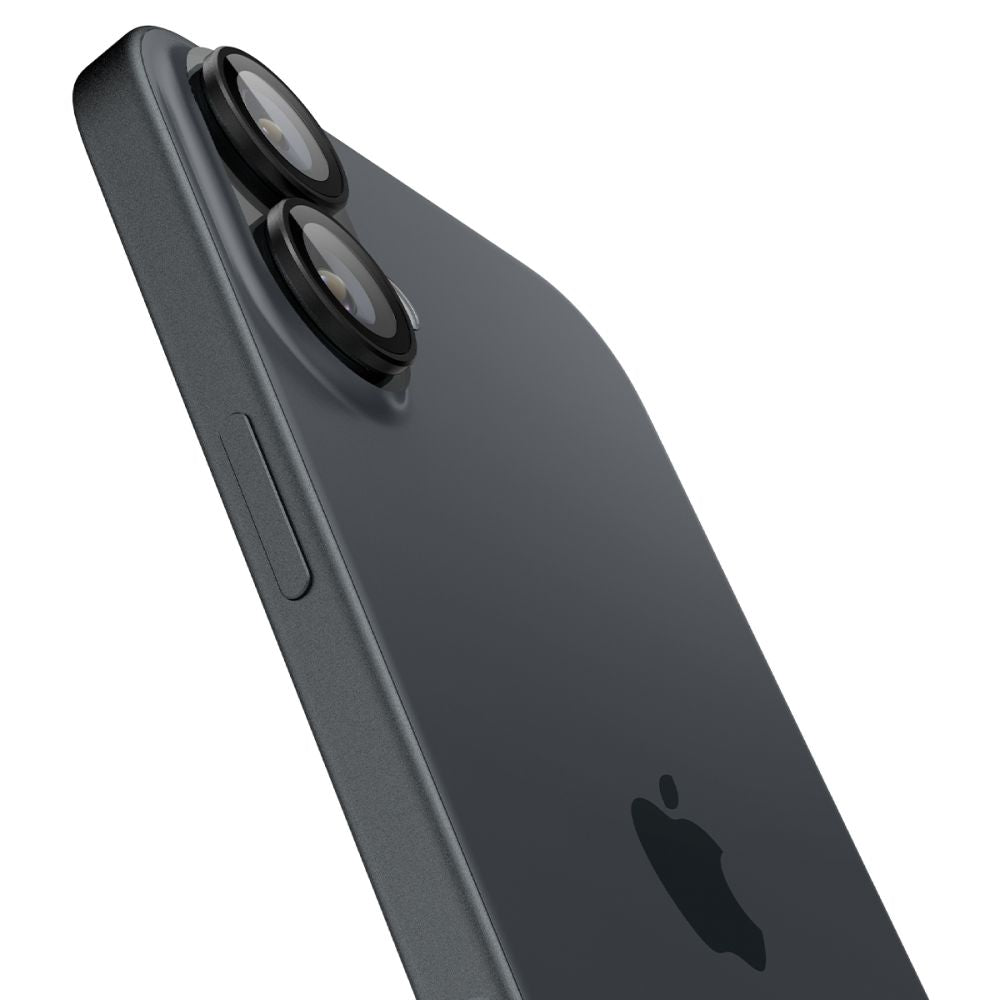 Protecție cameră Spigen Optik.tR EZ Fit Pro iPhone 17 / 16, 2 buc. – Negru – imagine 3 din 13