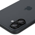 Protecție cameră Spigen Optik.tR EZ Fit Pro iPhone 17 / 16, 2 buc. – Negru – imagine 2 din 13