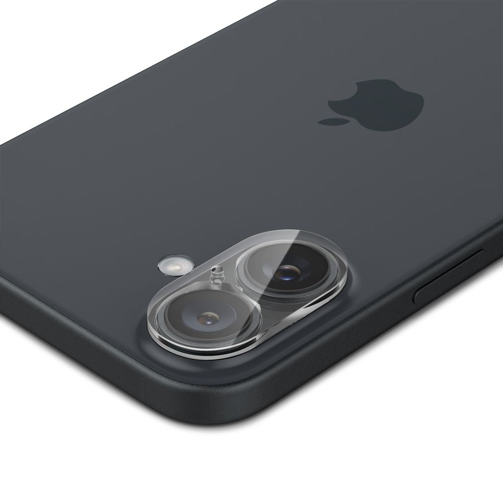 Protecție cameră Spigen Optik.tR pentru iPhone 16 / 16 Plus – Transparent – imagine 2