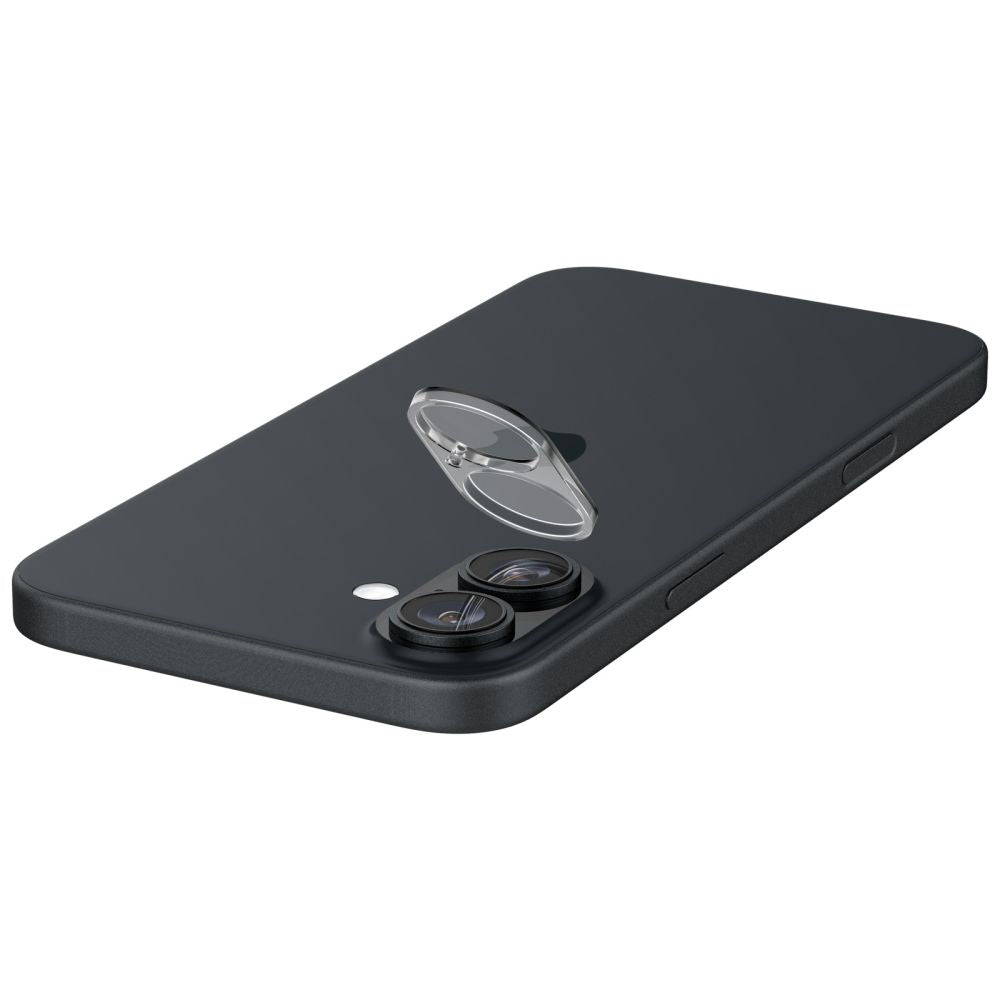 Protecție cameră Spigen Optik.tR pentru iPhone 16 / 16 Plus – Transparent – imagine 5