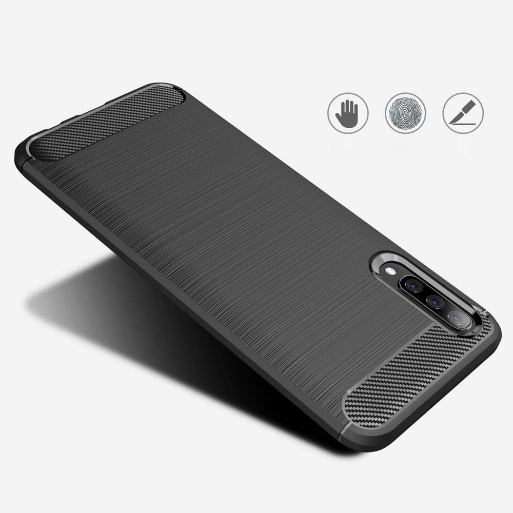 Husă Techsuit Carbon Silicone Galaxy A70 / A70s – imagine 2