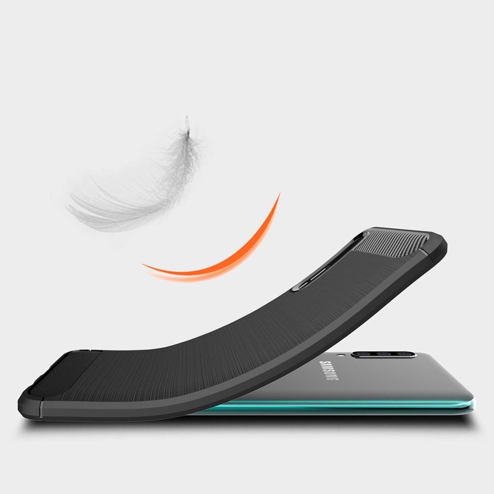 Husă Techsuit Carbon Silicone Galaxy A70 / A70s – imagine 3