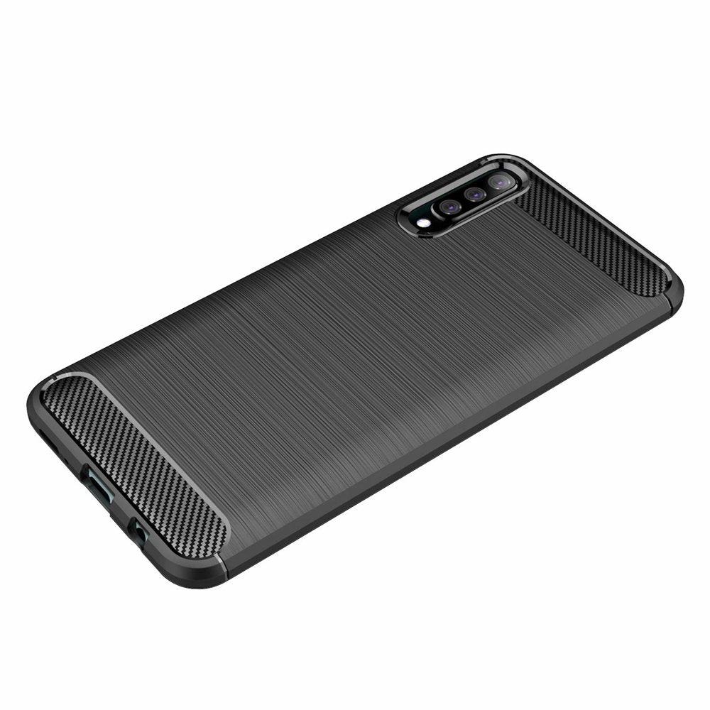Husă Techsuit Carbon Silicone Galaxy A70 / A70s – imagine 4