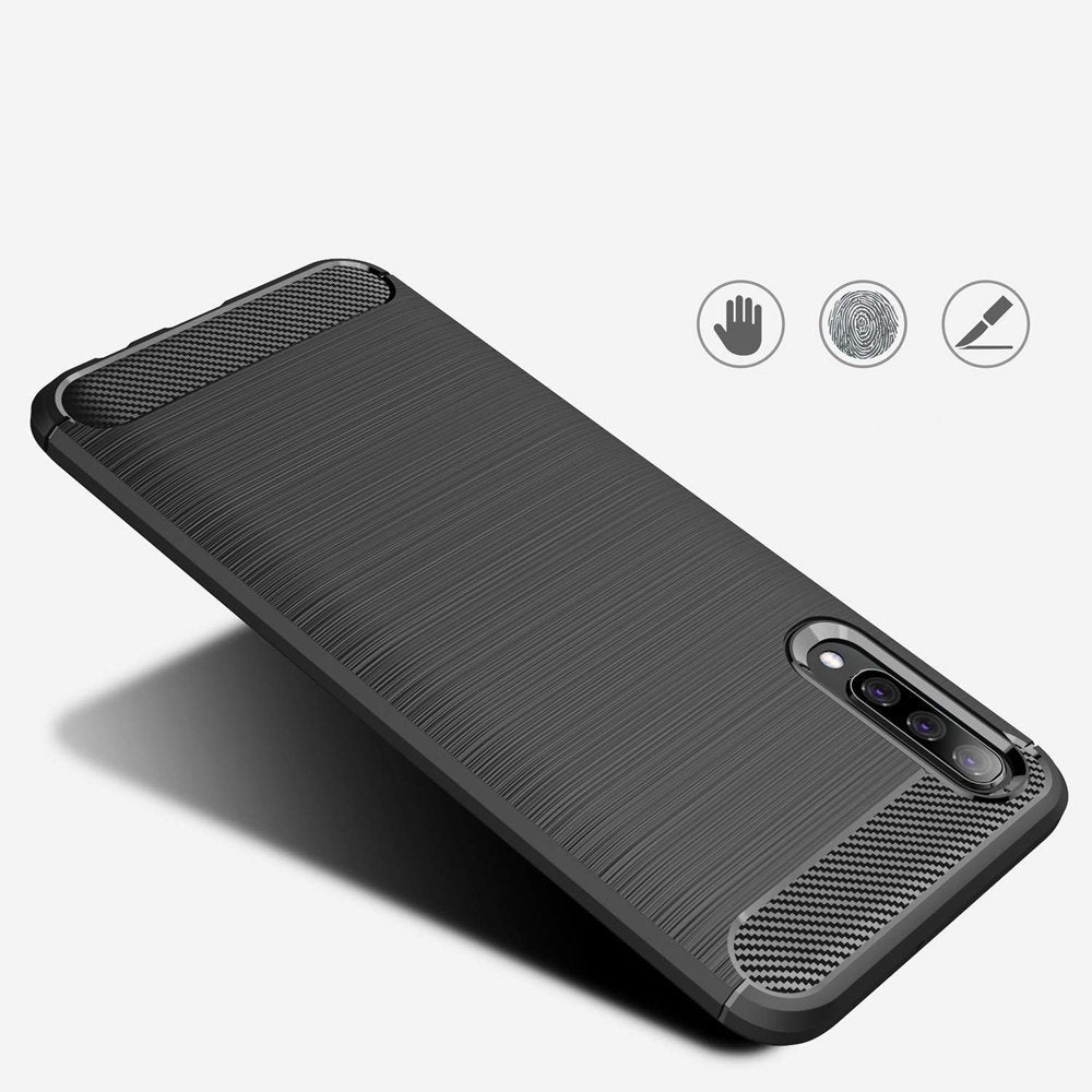 Husă Techsuit Carbon Silicone Galaxy A30s / A50 / A50s – imagine 2