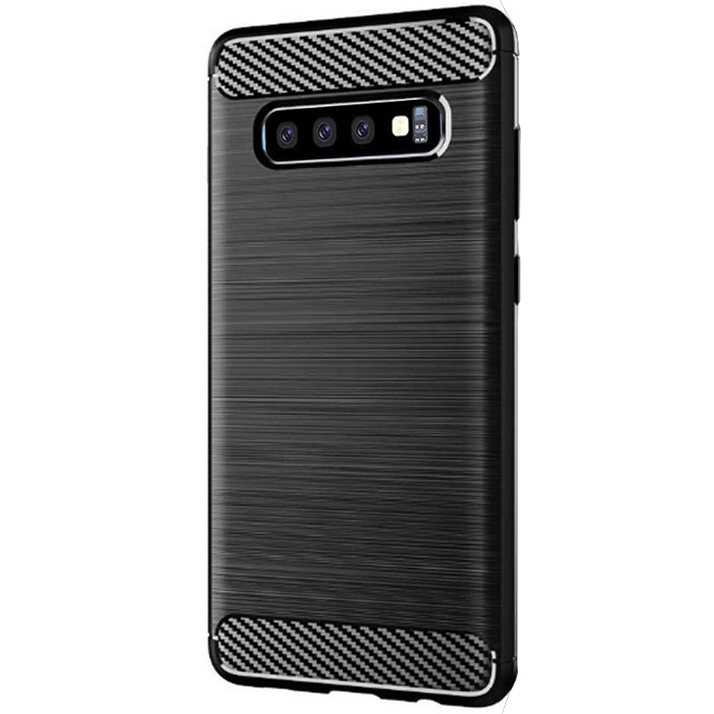 Husă Techsuit Carbon Silicone Galaxy S10 – imagine 3