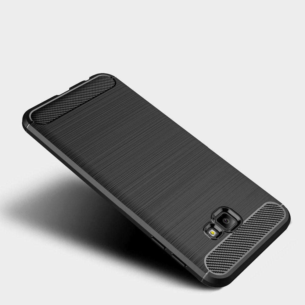 Husă Techsuit Carbon Silicone Galaxy J4 Plus – imagine 2