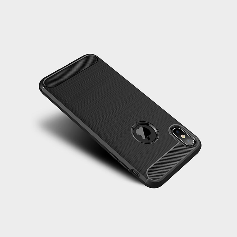 Husă Techsuit Carbon Silicone iPhone XS Max – imagine 3