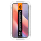 Folie de sticlă privacy Spigen Glas.tR EZ Fit pentru iPhone 15 / 16 – imagine 4