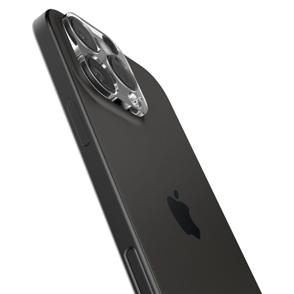 Protecție cameră Spigen Optik.tR pentru iPhone 14 Pro / 15 Pro / 16 Pro (inclusiv Pro Max) – Transparent – imagine 4
