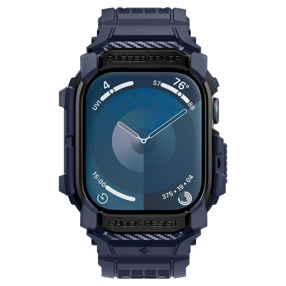 Husă cu curea Spigen Rugged Armor Pro Apple Watch 46 mm – Bleumarin – imagine 9