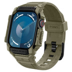 Husă cu curea Spigen Rugged Armor Pro Apple Watch 46 mm – Kaki – imagine 1