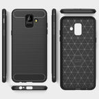 Husă Techsuit Carbon Silicone Galaxy A6 2018 – imagine 2