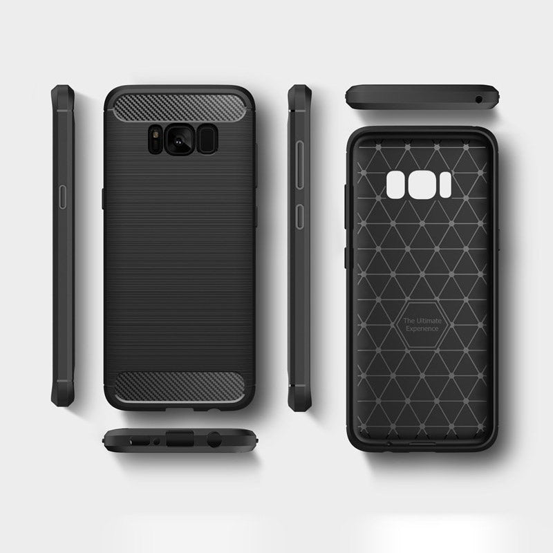 Husă Techsuit Carbon Silicone Galaxy S8 – imagine 4