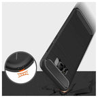 Husă Techsuit Carbon Silicone Galaxy S8 Plus – imagine 2