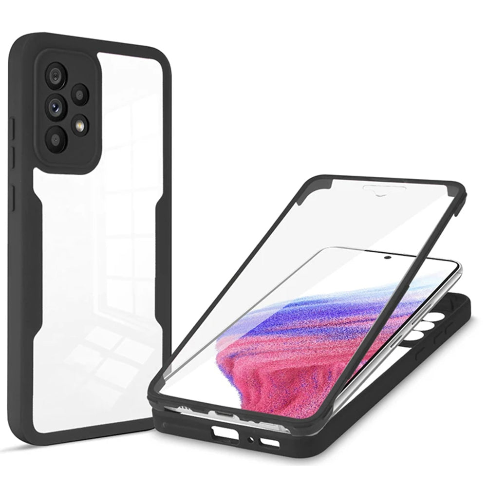 Husă 360 Techsuit ColorVerse cu folie de ecran Galaxy A53 5G – Negru – imagine 2