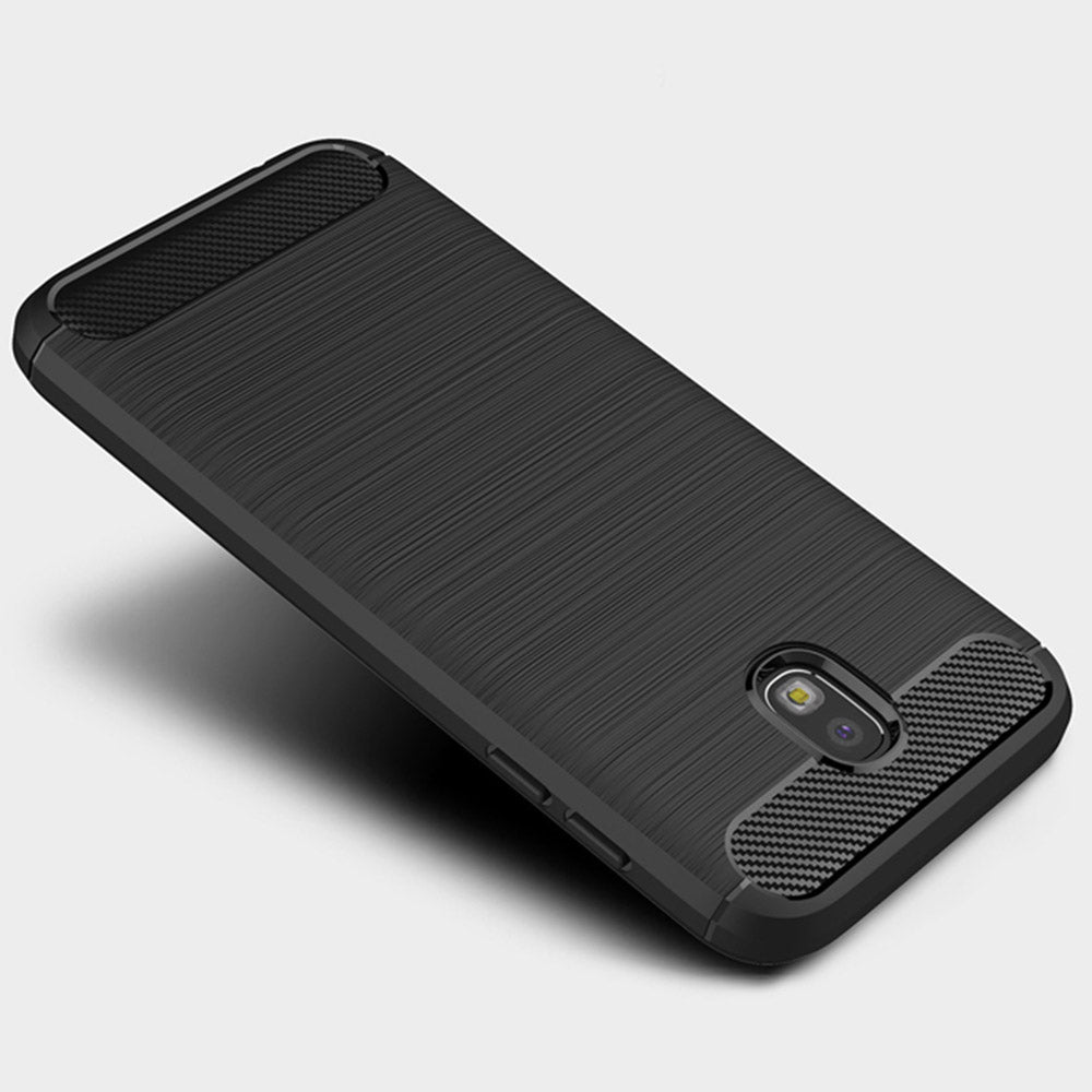 Husă Techsuit Carbon Silicone Galaxy J7 2017 – imagine 2