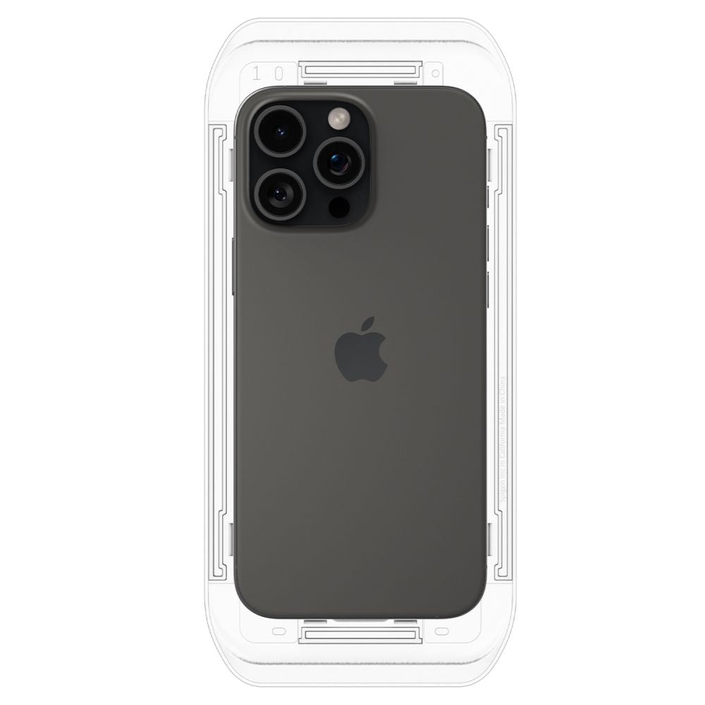 Folie de sticlă Spigen Glas.tR EZ Fit pentru iPhone 16 Pro – imagine 4