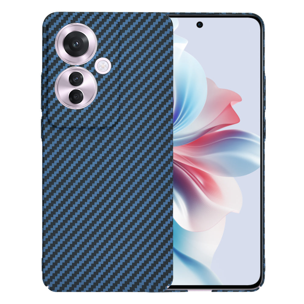 Husă Oppo Reno11 F Techsuit Carbonite FiberShell, cyan – imagine 1