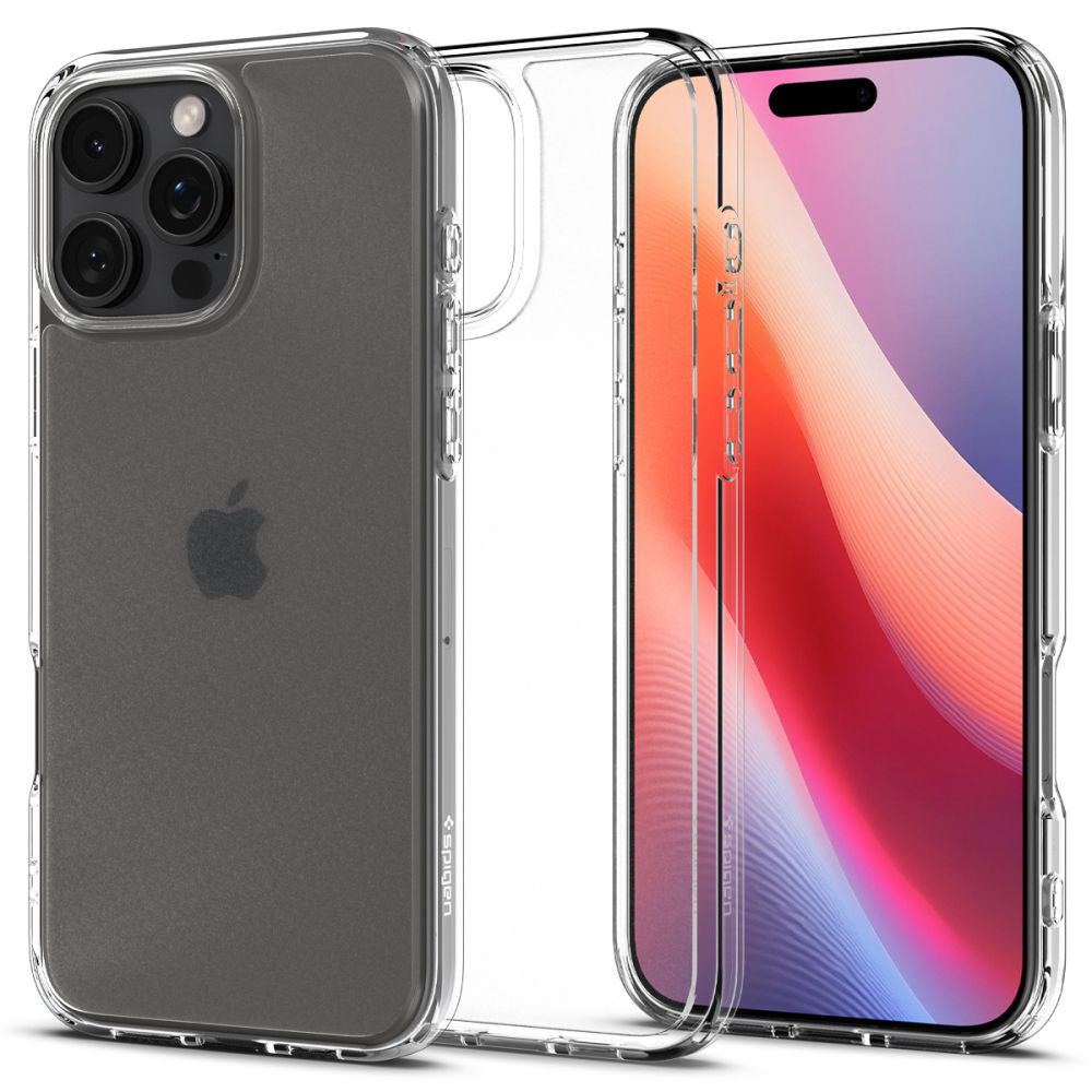 Husă Spigen Ultra Hybrid iPhone 16 Pro Max – Frost Clear (transparent mat) – imagine 13
