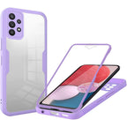 Husă 360 Techsuit ColorVerse cu folie de ecran Galaxy A13 – Albastru – imagine 3