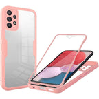 Husă 360 Techsuit ColorVerse cu folie de ecran Galaxy A13 – Roz – imagine 1