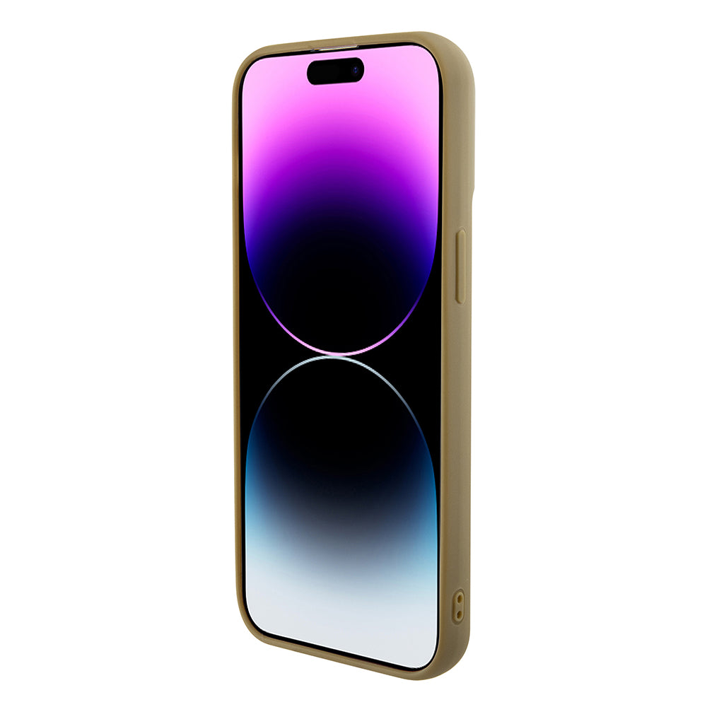 Husă Guess iPhone 15 Pro Max Disco Metal Script, auriu – imagine 2