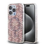 Husă Guess iPhone 15 Pro IML GCube MagSafe, roz – imagine 6