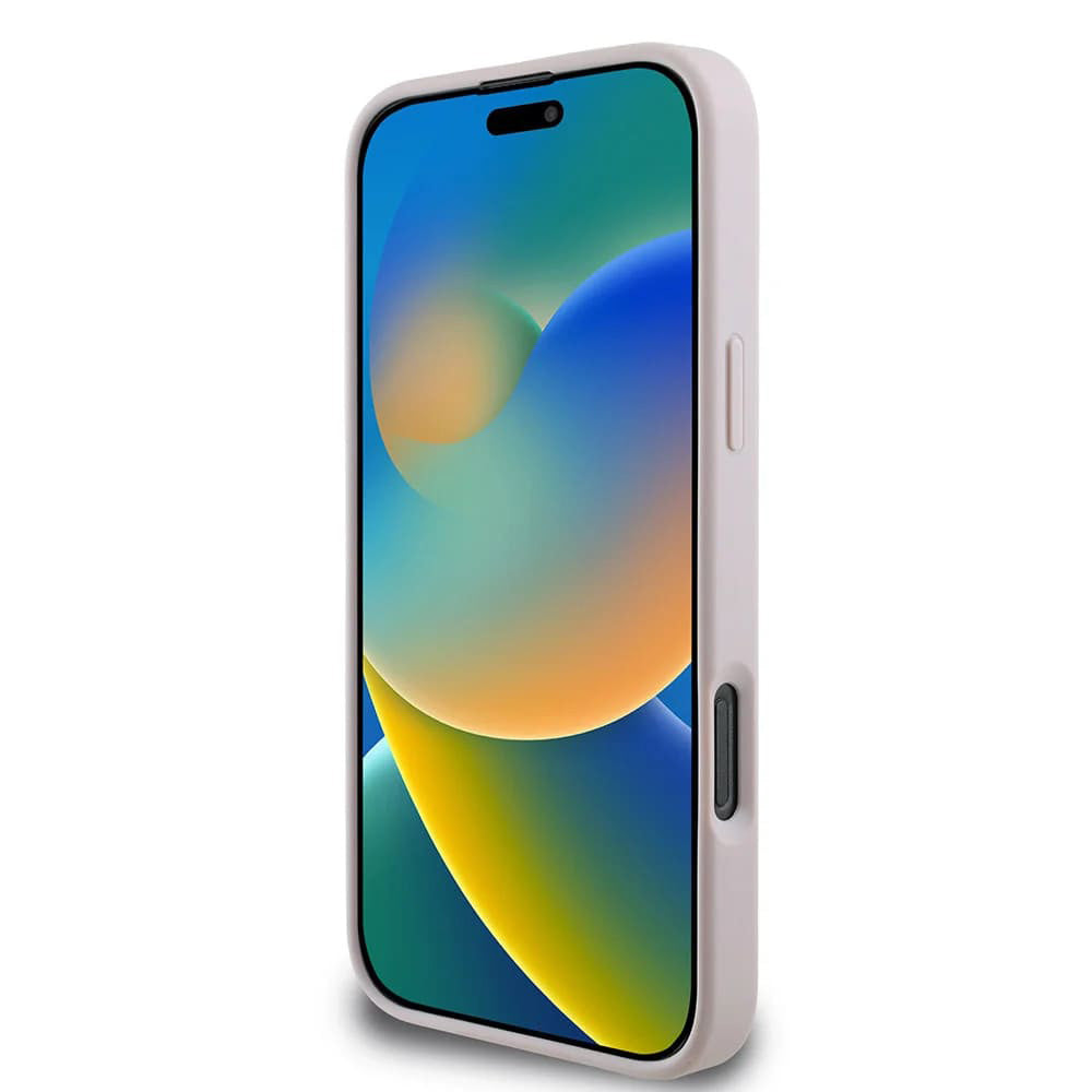 Husă Guess iPhone 16 Pro Hardcase 4G Big Logo, roz – imagine 3