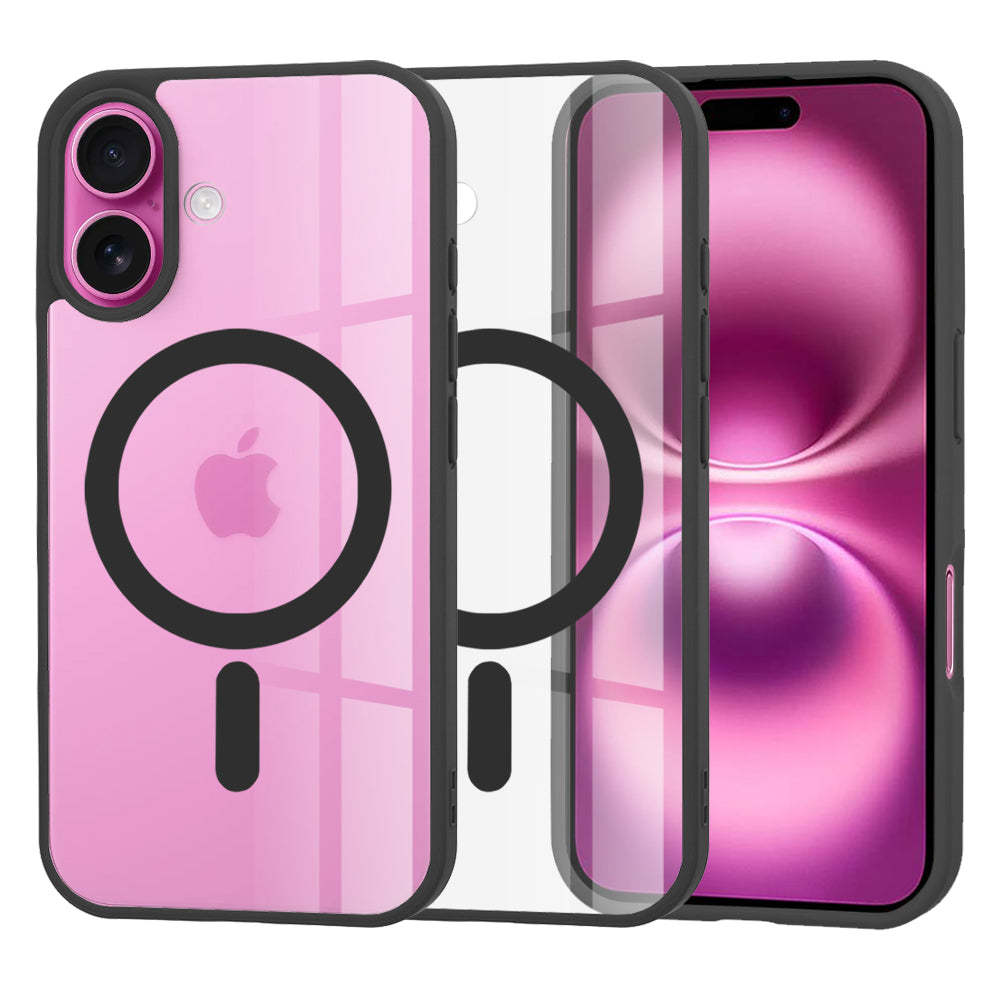 Husă transparentă Techsuit MagSafe Pro iPhone 16 Plus – Negru – imagine 2