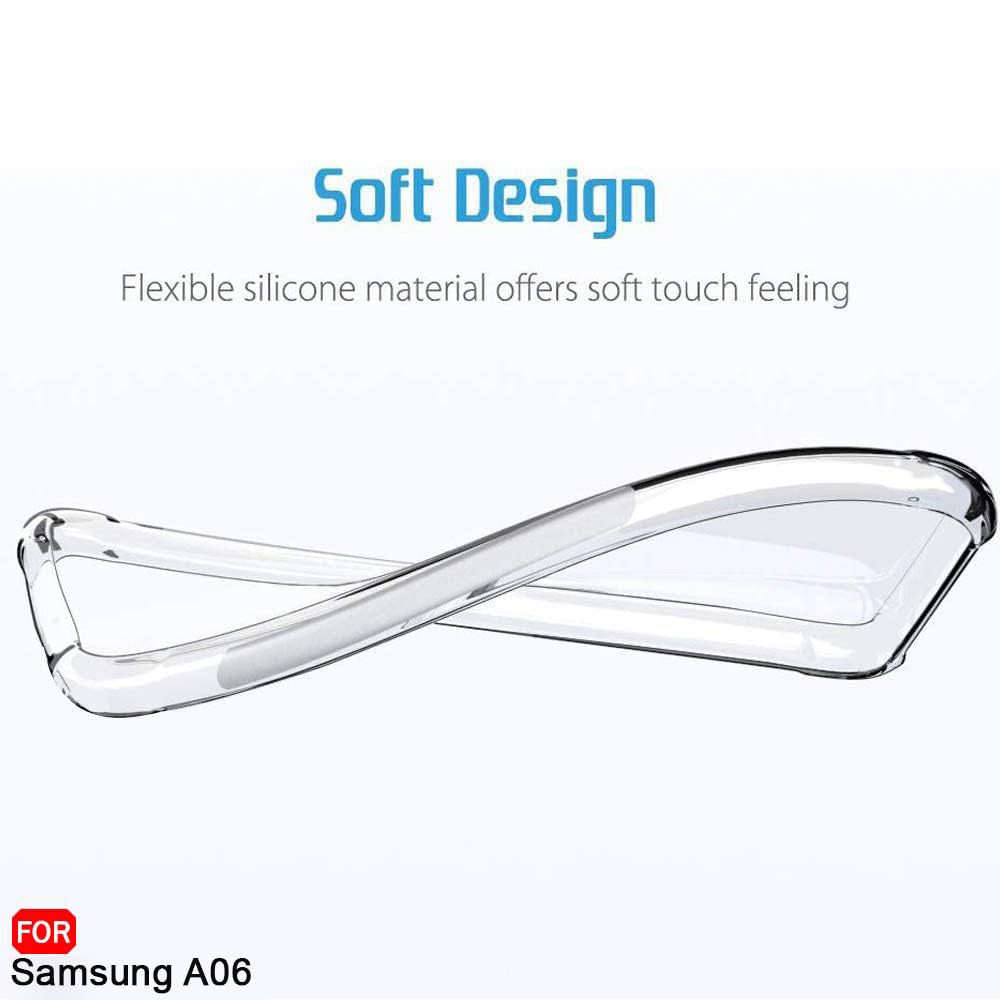 Husă transparentă Techsuit Shockproof Clear Silicone Galaxy A06 – Transparent – imagine 2