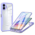 Husă 360 Techsuit ColorVerse cu folie de ecran Galaxy A06 – Mov – imagine 1