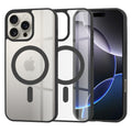 Husă transparentă Techsuit MagSafe Pro iPhone 16 Pro Max – Negru – imagine 1