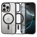 Husă transparentă Techsuit MagSafe Pro iPhone 16 Pro – Negru – imagine 2
