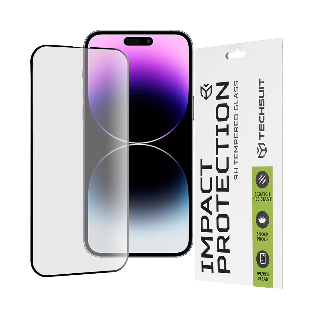 Folie sticlă Techsuit 111D iPhone 14 Pro Max, full glue 9H – imagine 1