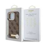 Husă Guess iPhone 16 Pro Hardcase 4G Logo Plate MagSafe, albastru – imagine 7