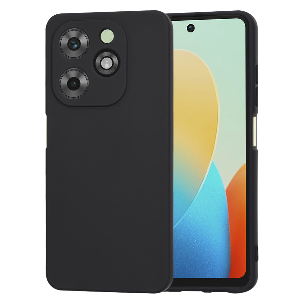 Husă din silicon Techsuit SoftFlex Tecno Spark Go 2024, negru – imagine 1