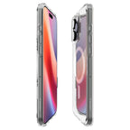 Husă Spigen Ultra Hybrid T MagSafe iPhone 16 Pro – Alb – imagine 5