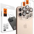 Protecție cameră Spigen Optik.tR EZ Fit Pro pentru iPhone 16 Pro (Desert Titanium) – imagine 1